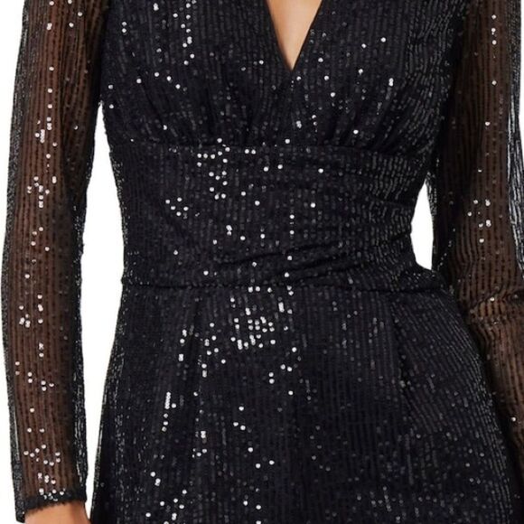 FRENCH CONNECTION Women’s Dilara Embellished Sequined Jumpsuit in the Size 6US - Picture 9 of 13